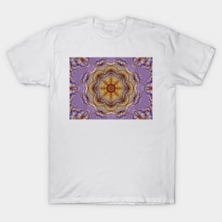 Digital Flower Kaleidoscope. T-Shirt